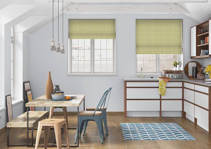 Boudoir, Olive - Roman Blind - Image 5